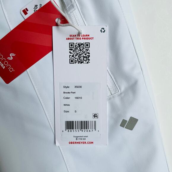 Obermeyer Brooke Pant Ski Snow Insulated White Size Teen Girl Small NEW - Picture 7 of 10